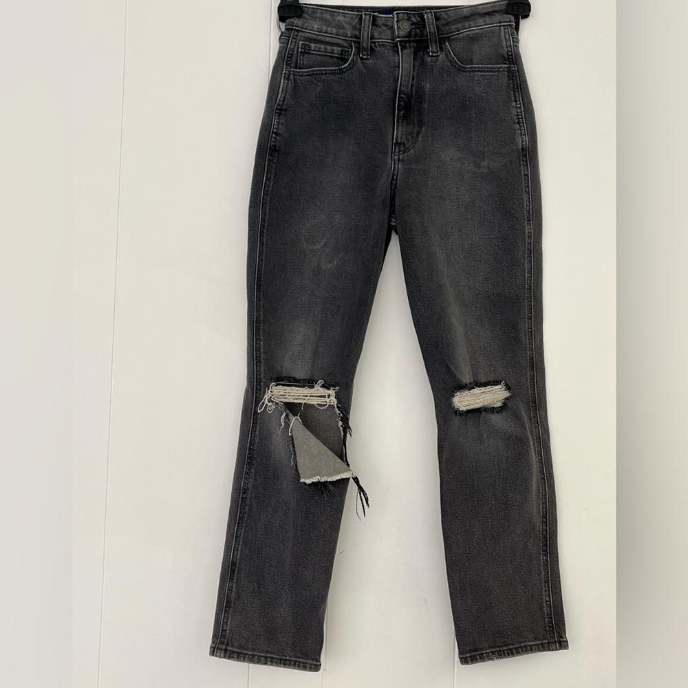 Hollister Ultra High Rise Mom Jeans Vintage Stretch Size 00 Short